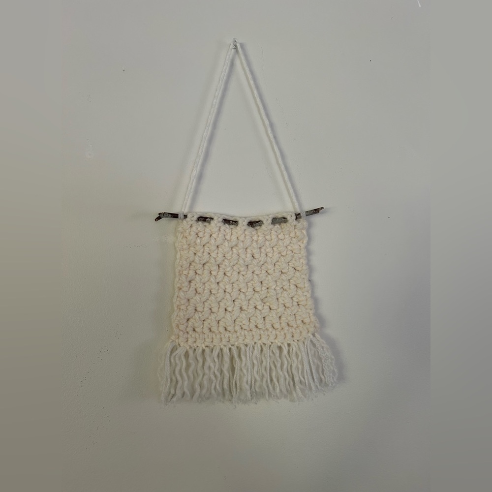 Boho wall hanging, handmade